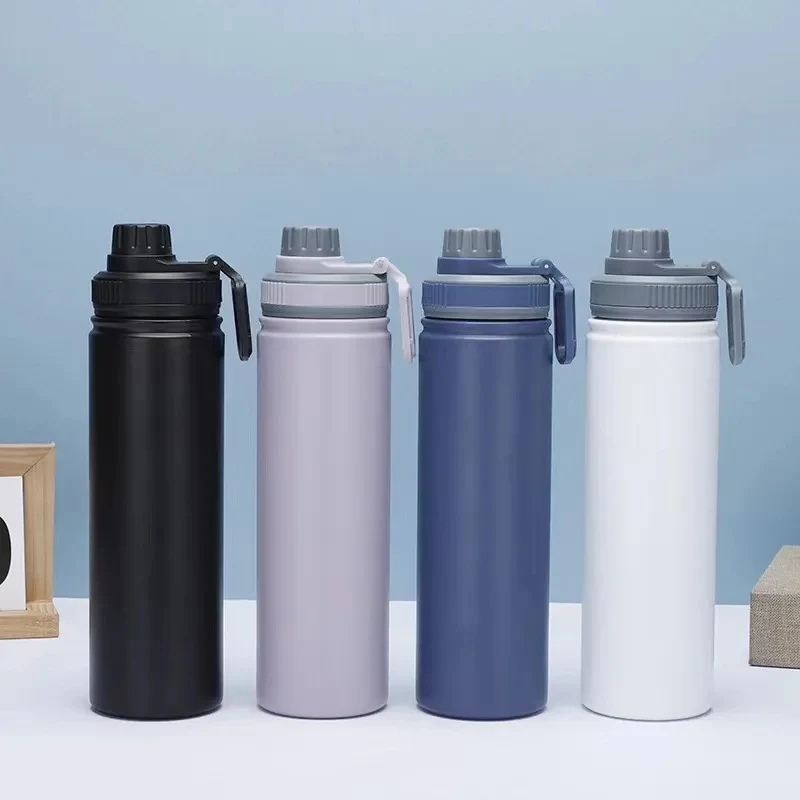 25 oz Water Bottle with Handle & Flip Straw 1