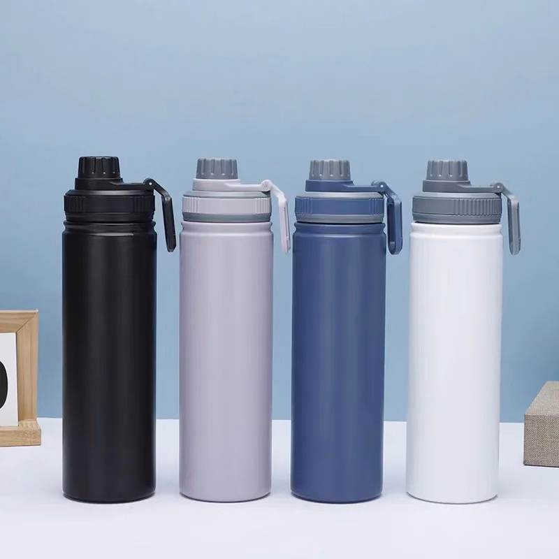 25 oz Water Bottle with Handle & Flip Straw