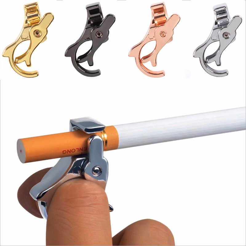 Metal Cigarette Finger Ring Holder