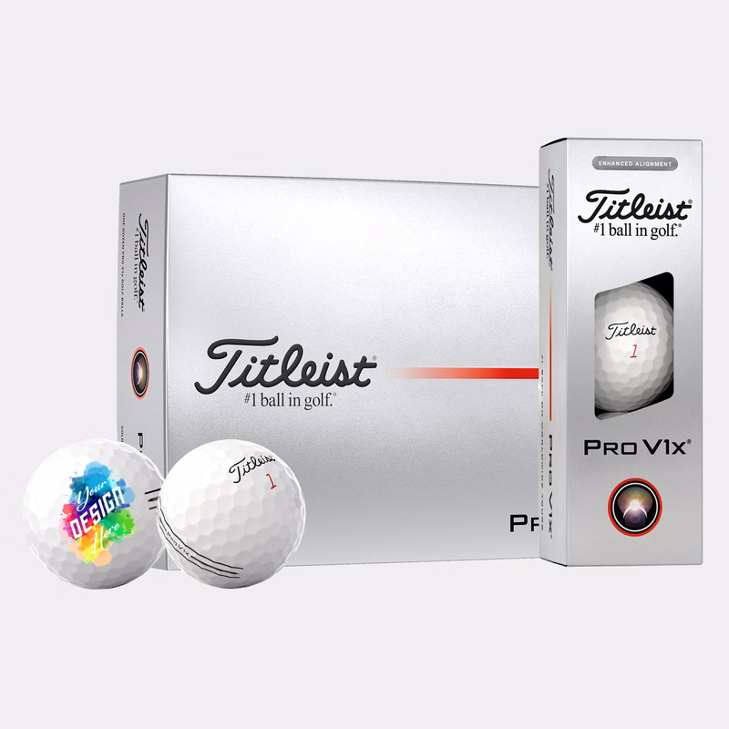 Titleist® 12 Pack Pro V1x AIM Enhanced Golf Balls