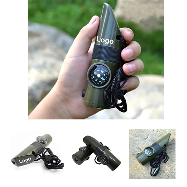 Outdoor Kit 6 in 1 Whistle Survival Tool 1