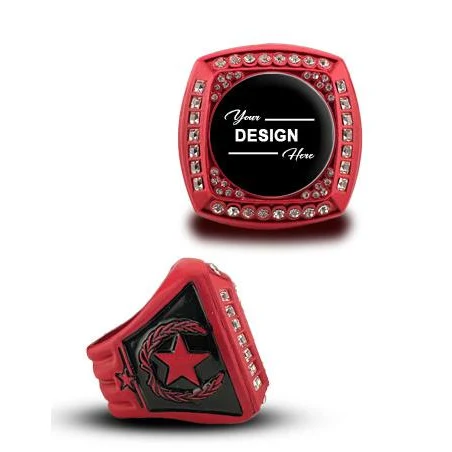 Youth Custom Championship Ring Red 1