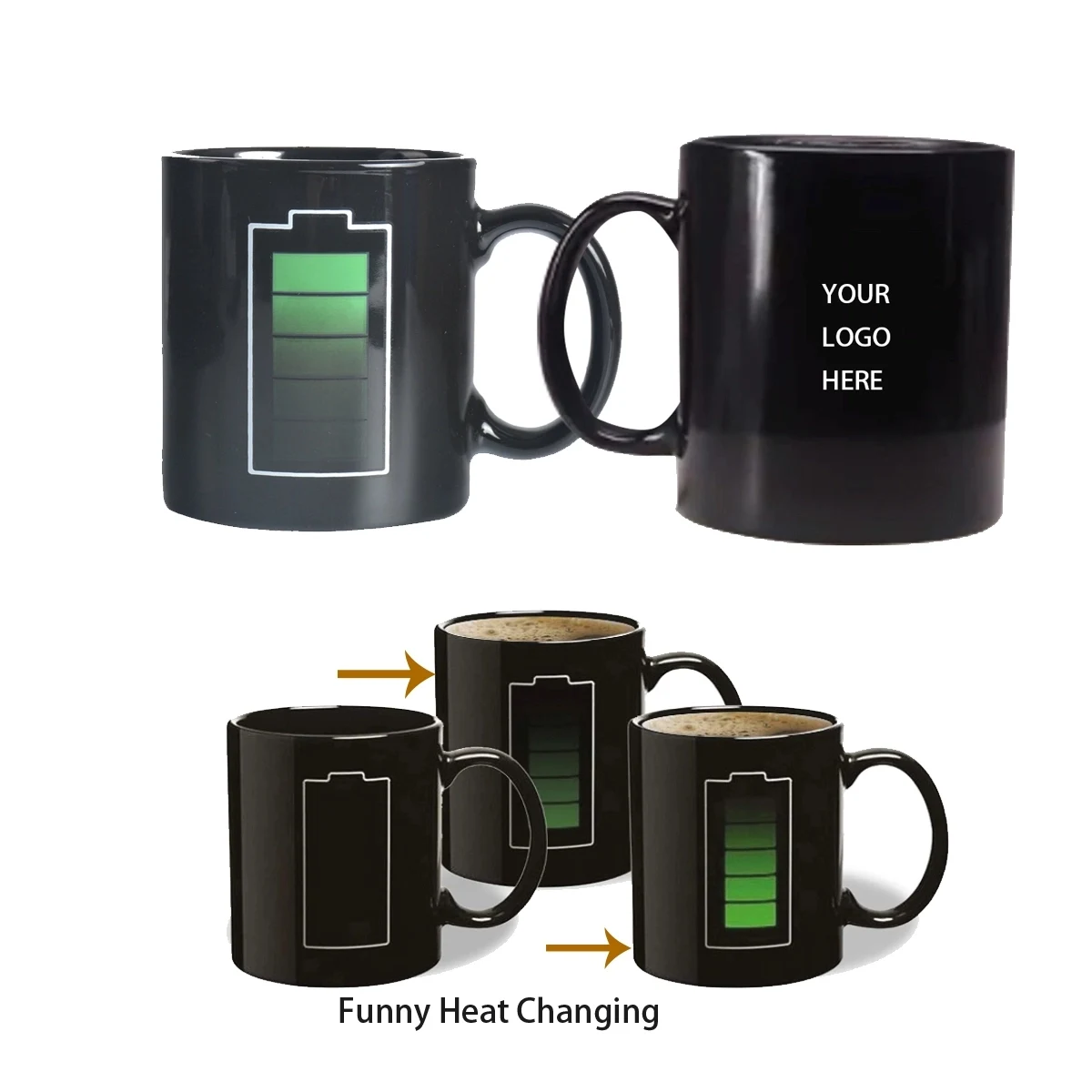 Ceramic Temperature Heat Changing Sensitive Mug 1