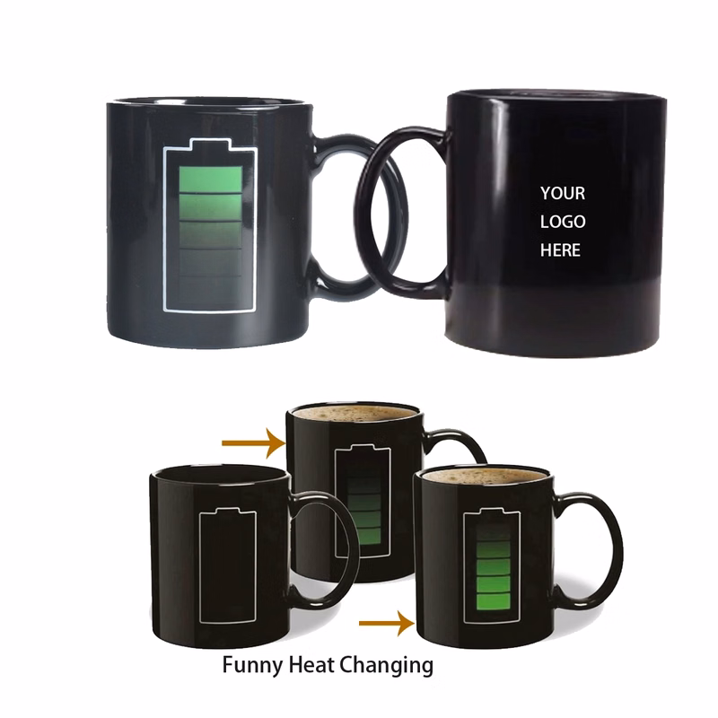 Ceramic Temperature Heat Changing Sensitive Mug