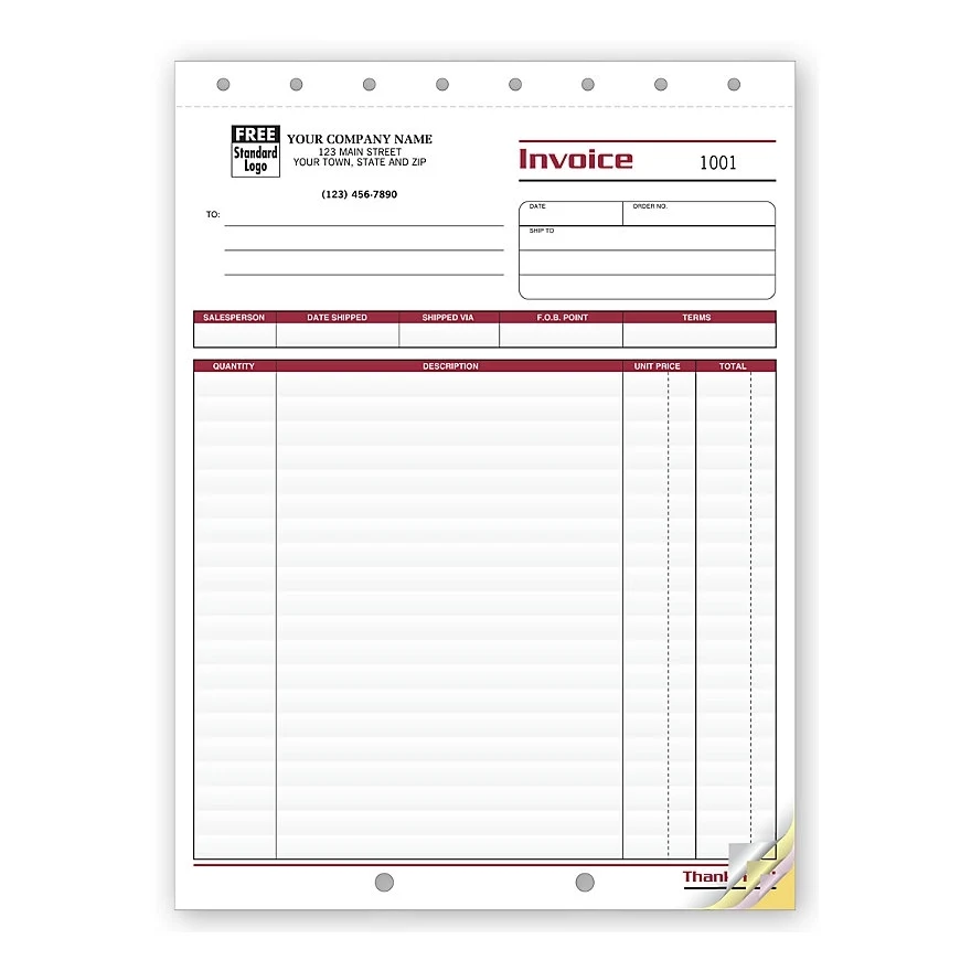 Shipping Invoices, Large 1