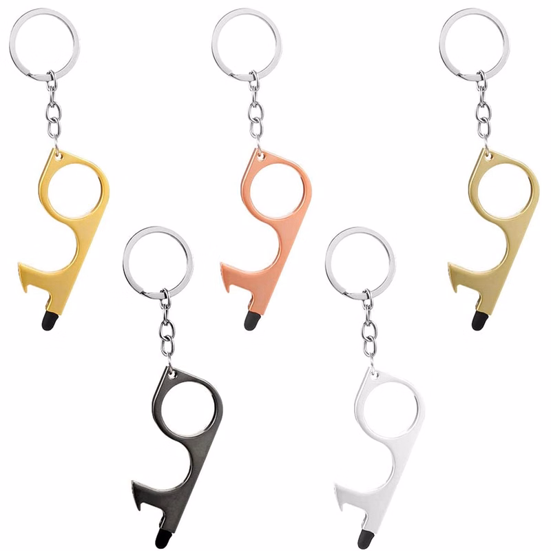 Portable Door Opener Tool With Key Ring