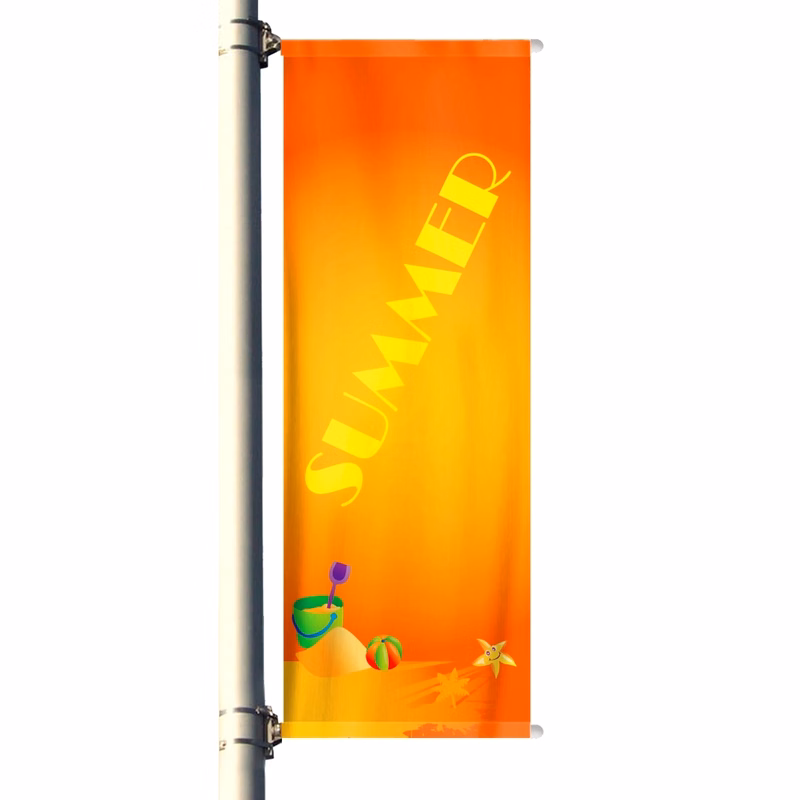 6' x 28" Street Pole Banner Kit