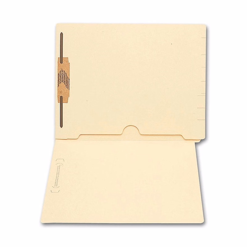 File Folder, End Tab Full Pocket Manila, One Fastener