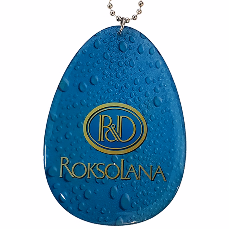Ball Chain Necklace with Custom Pendant / Charm from 7.1 - 8 Sq. In.