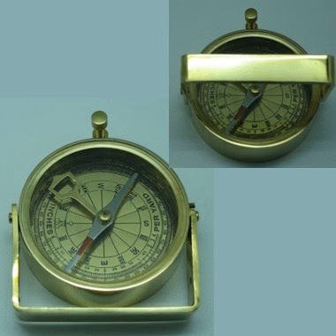 BRASS HANDLE COMPASS