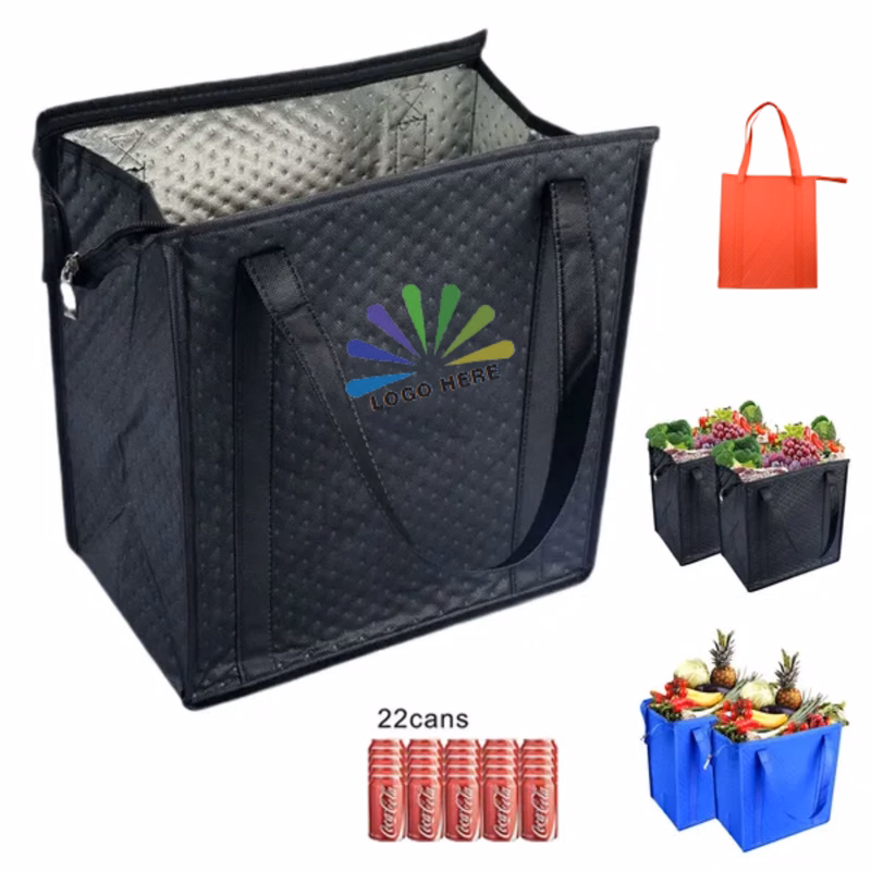 MOQ 10pcs Thermal Fresh Grocery Tote