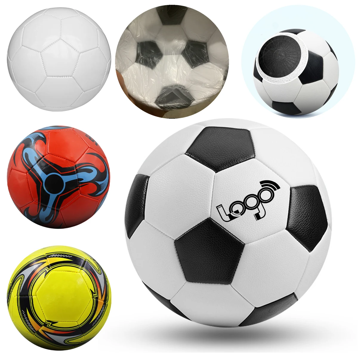 Durable PVC Machine-Stitched Size 4 Football 1
