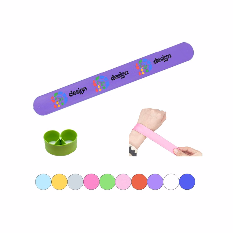 Silicone Slap Bracelet/Wristband/Band
