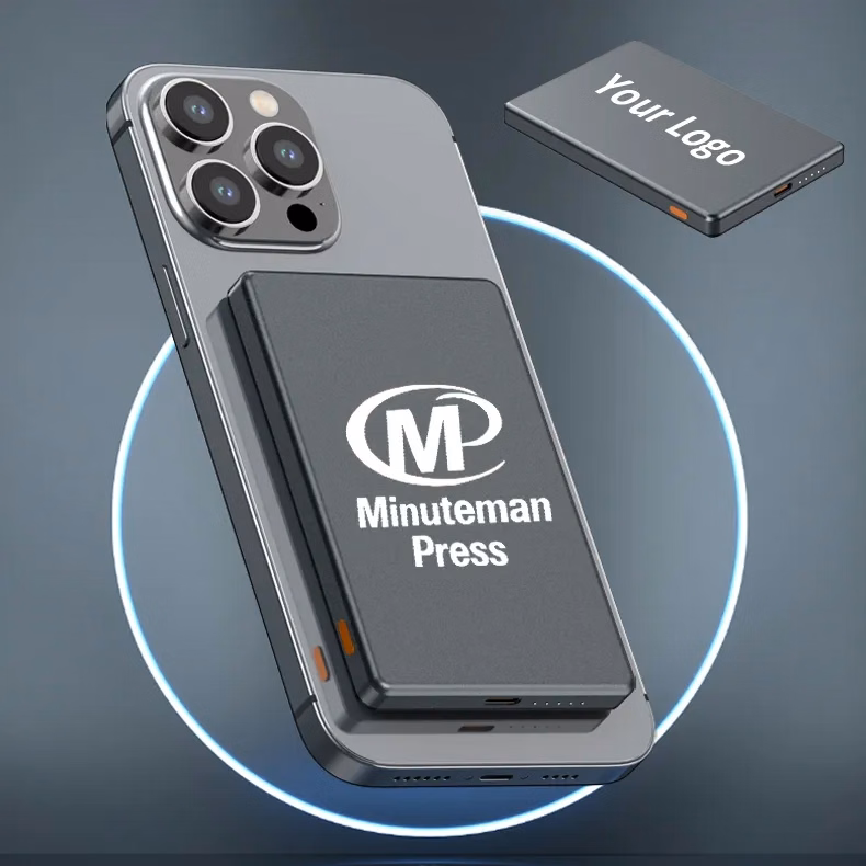 Ultra-Slim 5000mAh Wireless Magnetic Power Bank