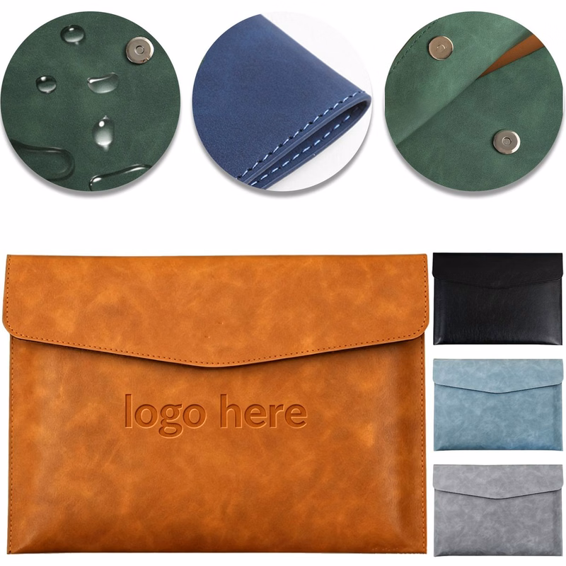 13.3??9.3 Inch PU Leather Portfolio Folder