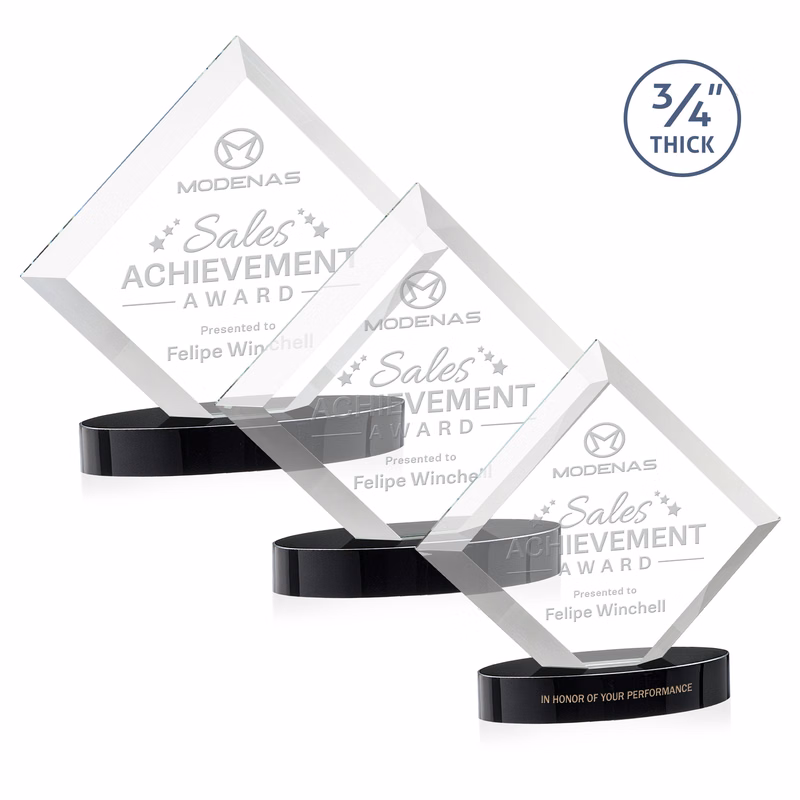 Belaire Award on Alberton Base - Black