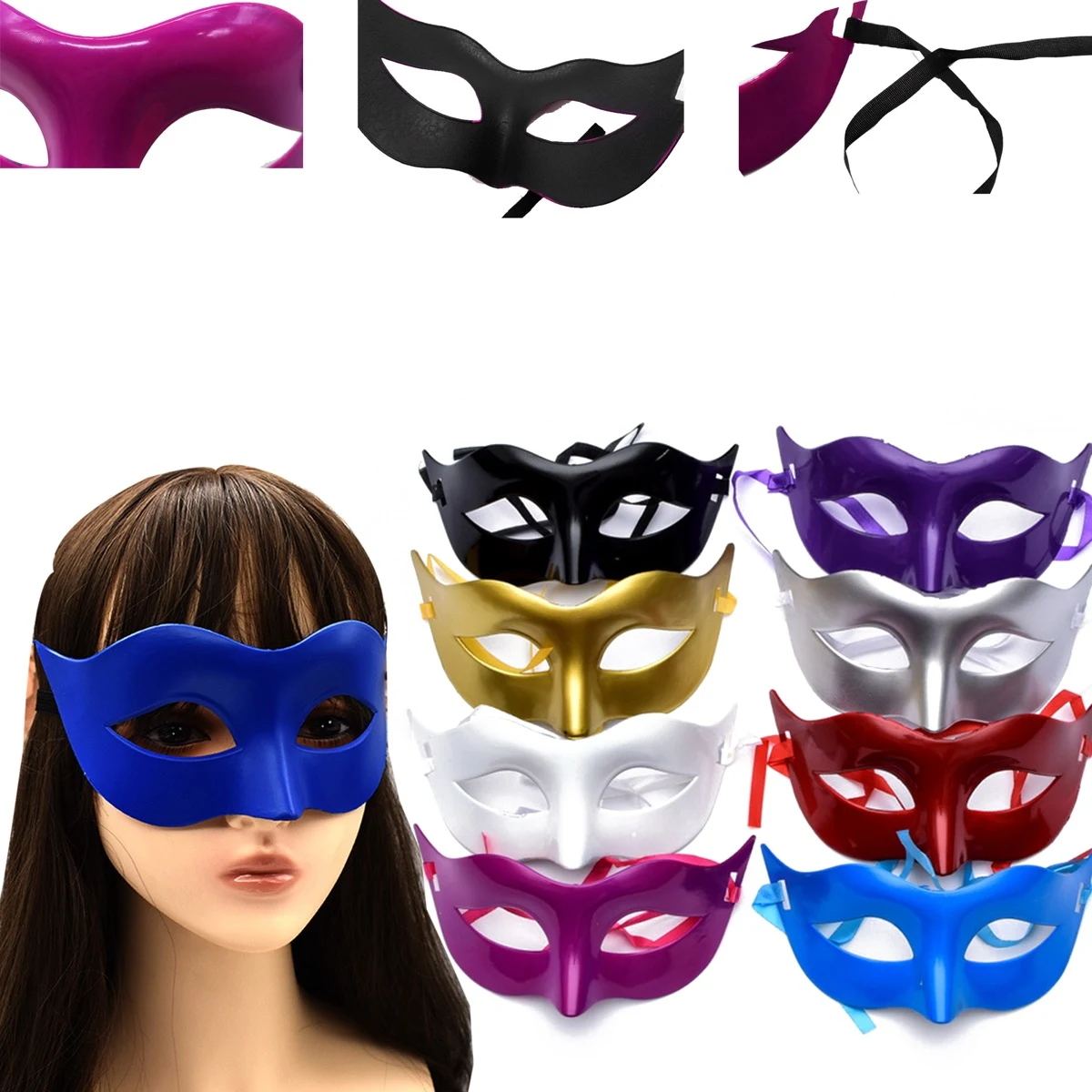 Halloween Party Prom Half Face Mask Mardi Gras 1