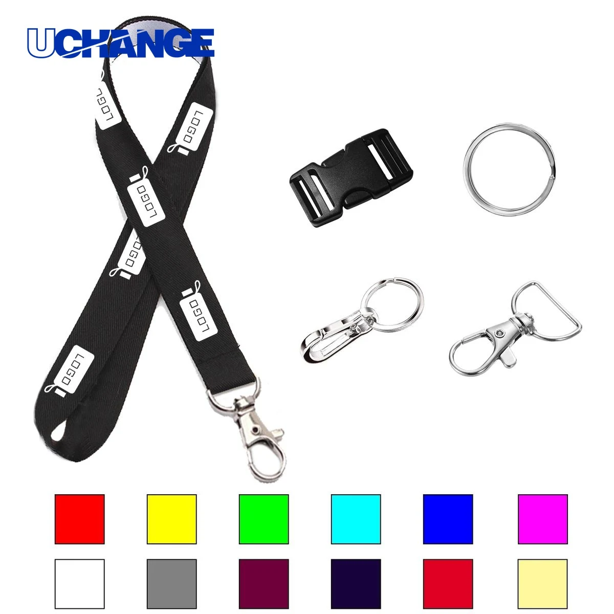 Custom Dye Sublimation Polyester Lanyard 1