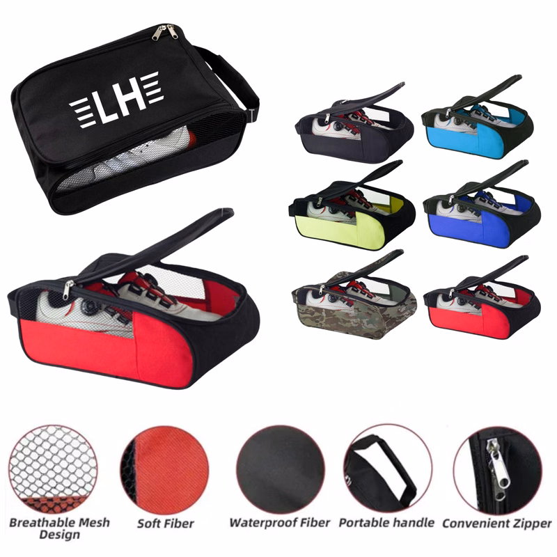 Lightweight Breathable Golf Shoe Bag