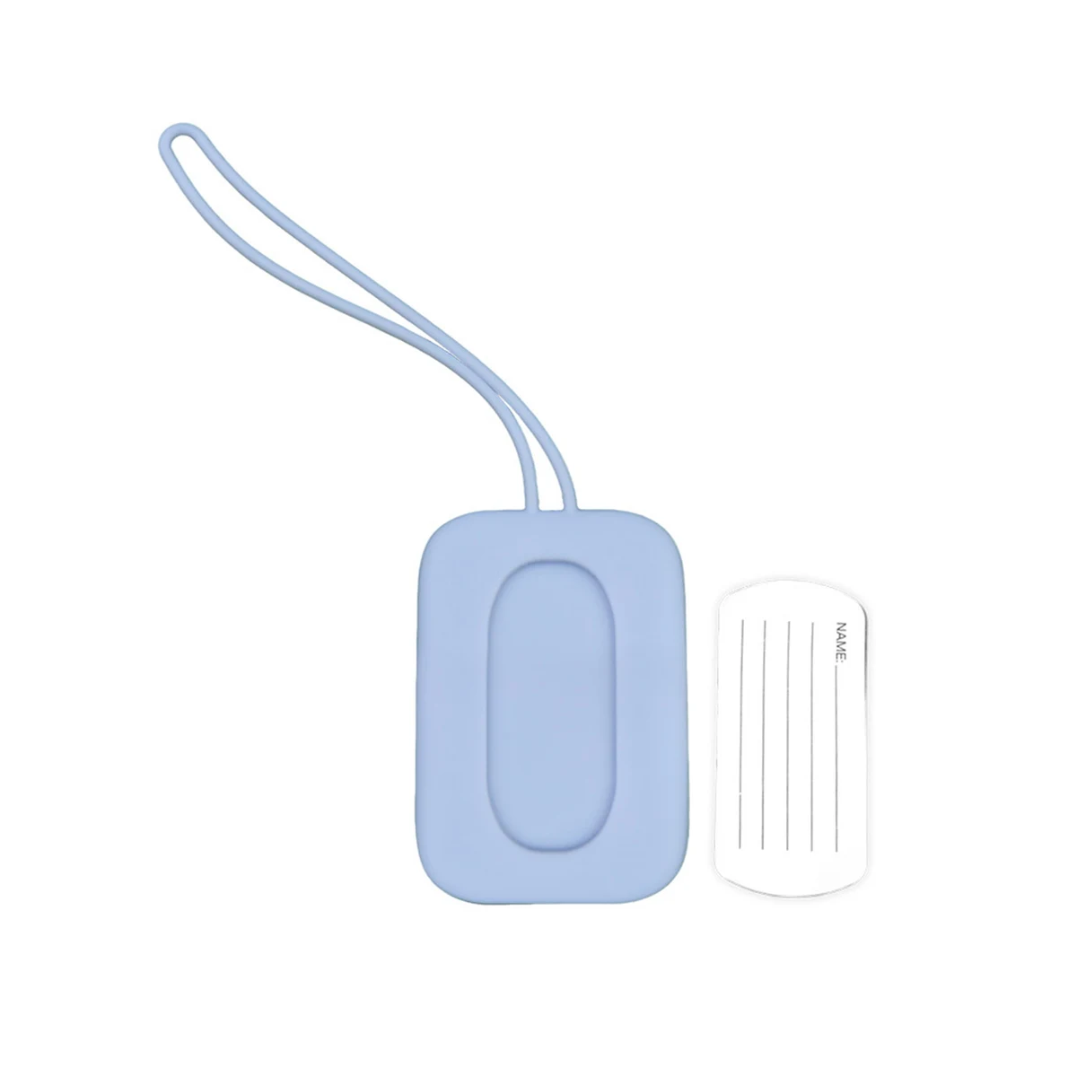 Rectangular Travel Identification Label Elastic Polymer 1