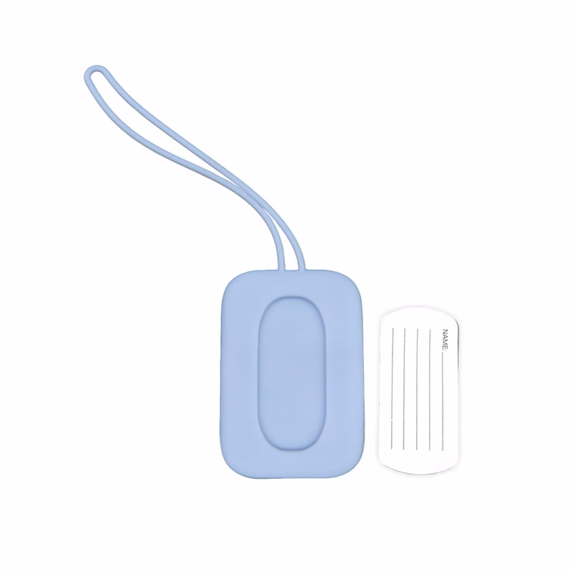 Rectangular Travel Identification Label Elastic Polymer