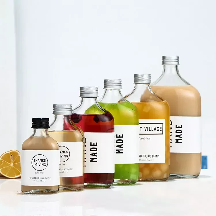 Flat Flask / Glass Bottle 1