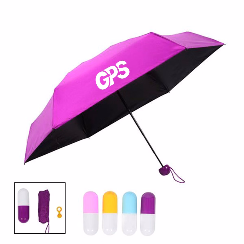 7 " Portable Travel Ultra Mini Pocket Capsule Umbrella