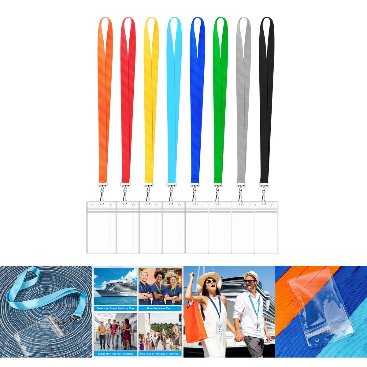 Cruise Lanyard with Waterproof ID Card Holder 1