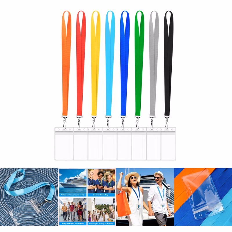 Cruise Lanyard with Waterproof ID Card Holder