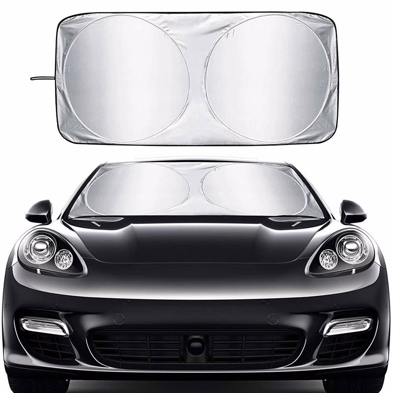 MOQ 50pcs 28" x 59" Car Folding Front Windshield Sunshade