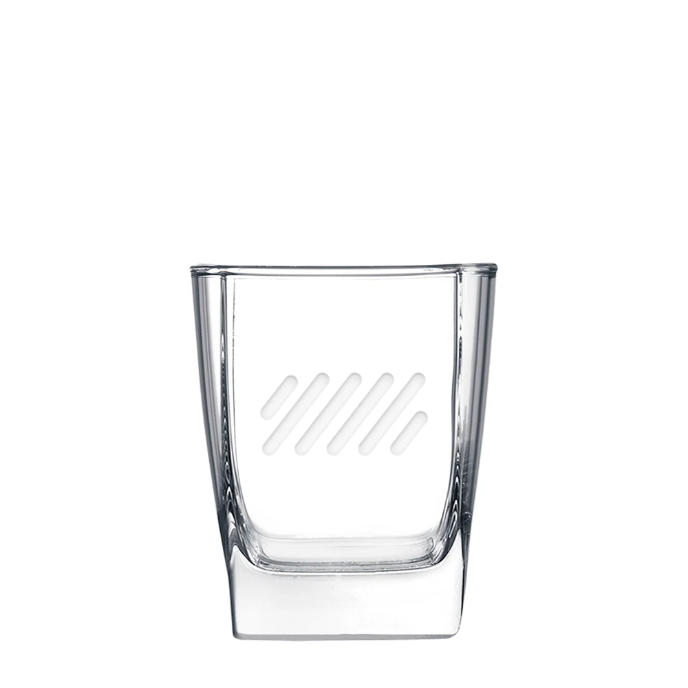 Polar Camel 12 oz. Square Double Old Fashioned Glass 1