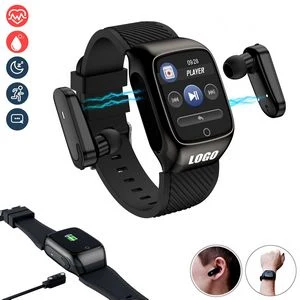 2 In 1 Ear Buds With Fitness Tracker Bracelet 1