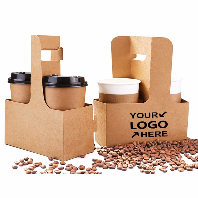 2 Cups Drink Carrier with Handles