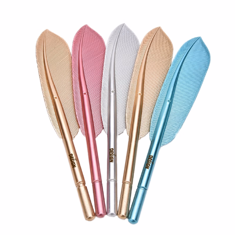 Feather Ballpoint Ink Pens MOQ 50PCS
