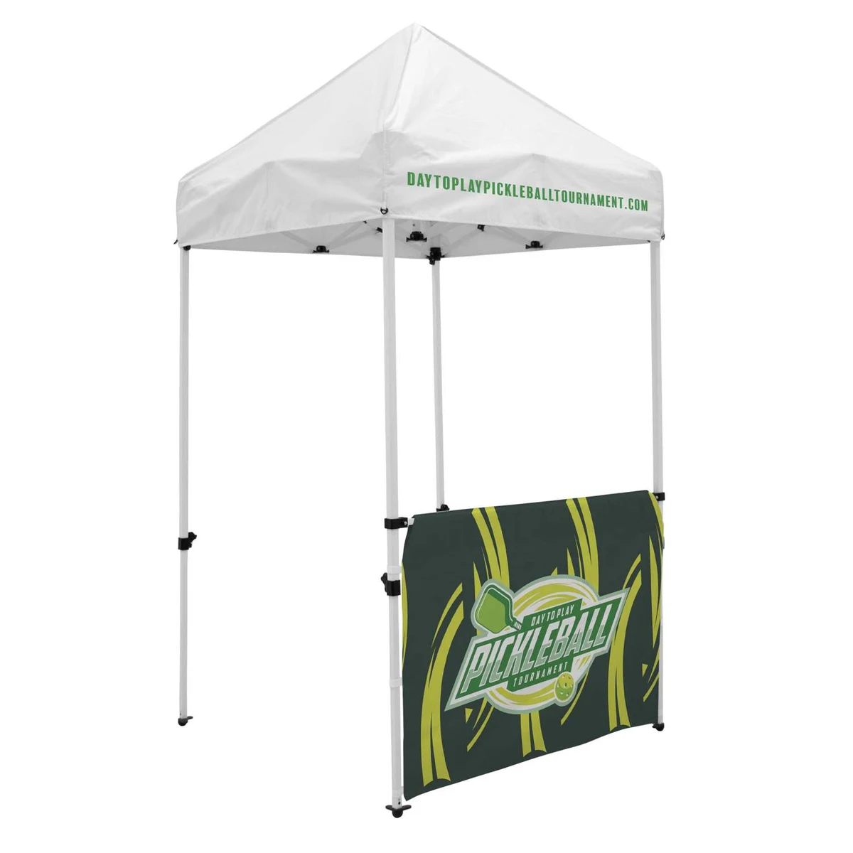 5' Economy Tent Half Wall (Dye Sublimated, Single-Sided) 1