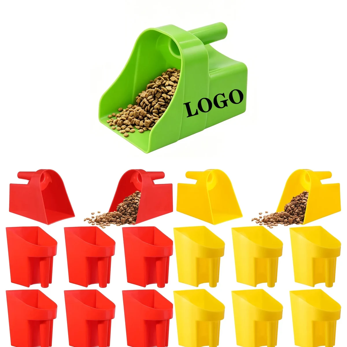 Heavy Duty Plastic Livestock Feed Scoop 1