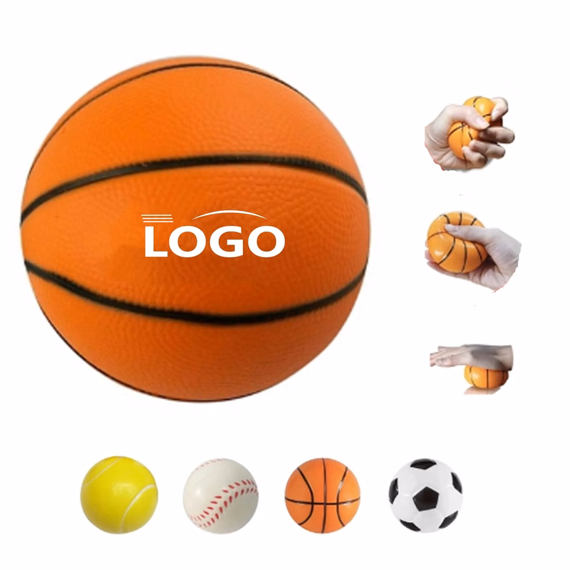 2.5" PU Squeezable Stress Reliever Ball Decompression Toy