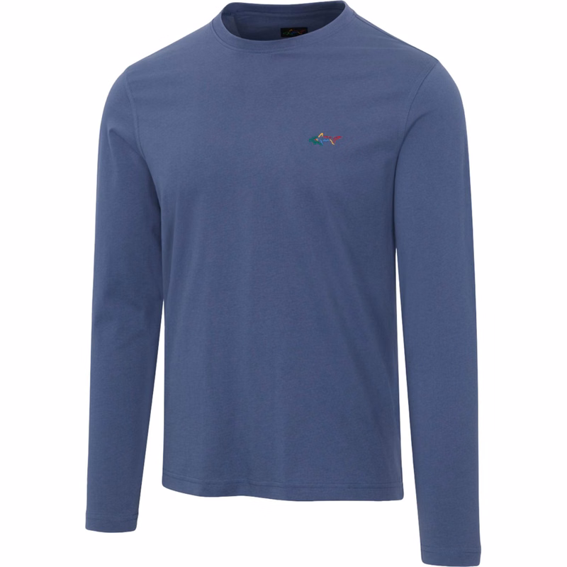 Gregnorman® Soft Cotton Long Sleeve Shark Tee