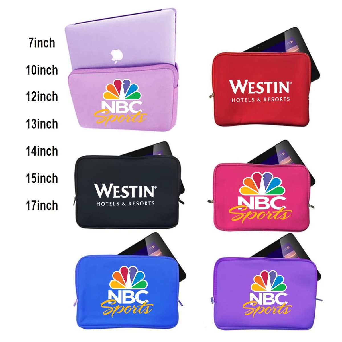 iBank ® Neoprene Sleeve Zippered Case for Laptop or Tablet 1