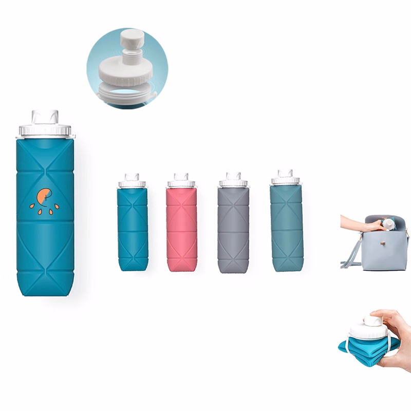 Silicone Foldable Travel Sports Botttle