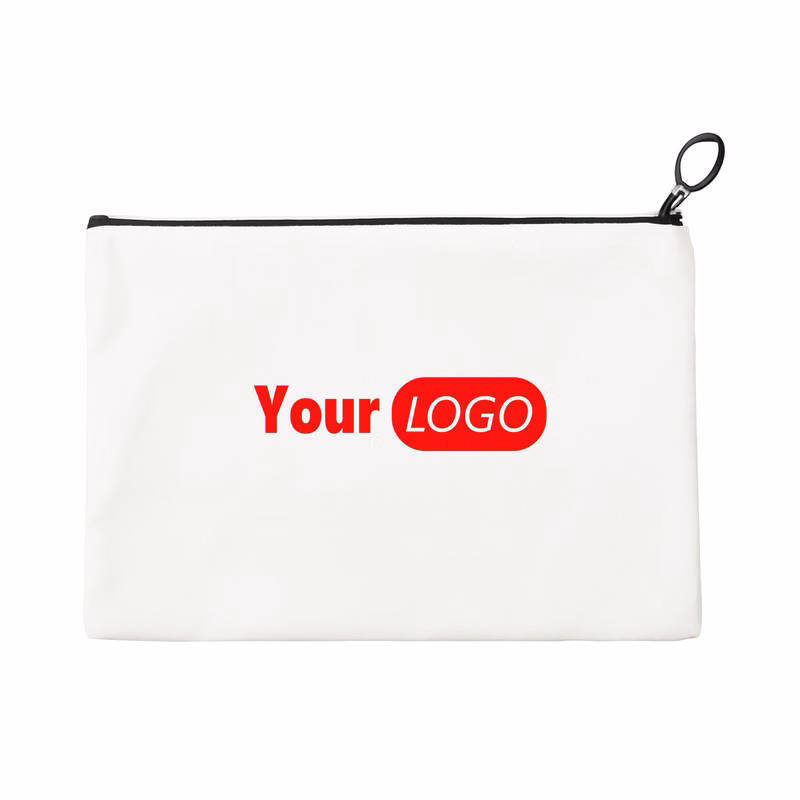 Solid Color Zippered Pouch