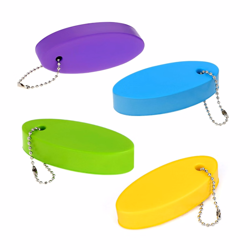 Blank Oval Floating Key Ring Charm