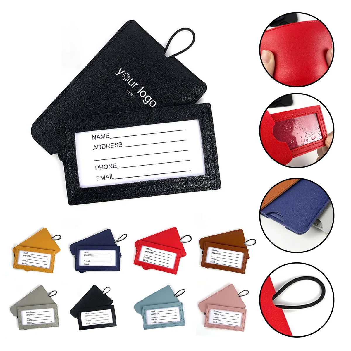 Retractable Suitcase Luggage Tag 1