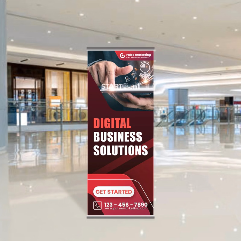 L-Shaped Banner Stand