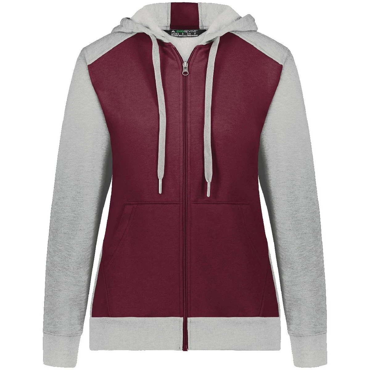 Women's Eco Revive™ Three-Season Triblend Fleece Full-Zip Hooded Sweatshirt - 6901 1
