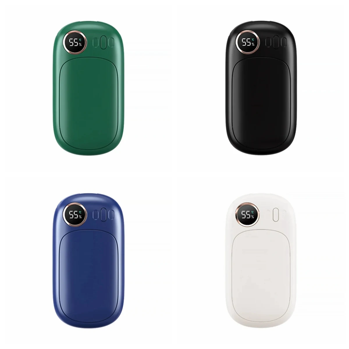 3600 mAh Digital Display Double-sided Heating Power Bank 1