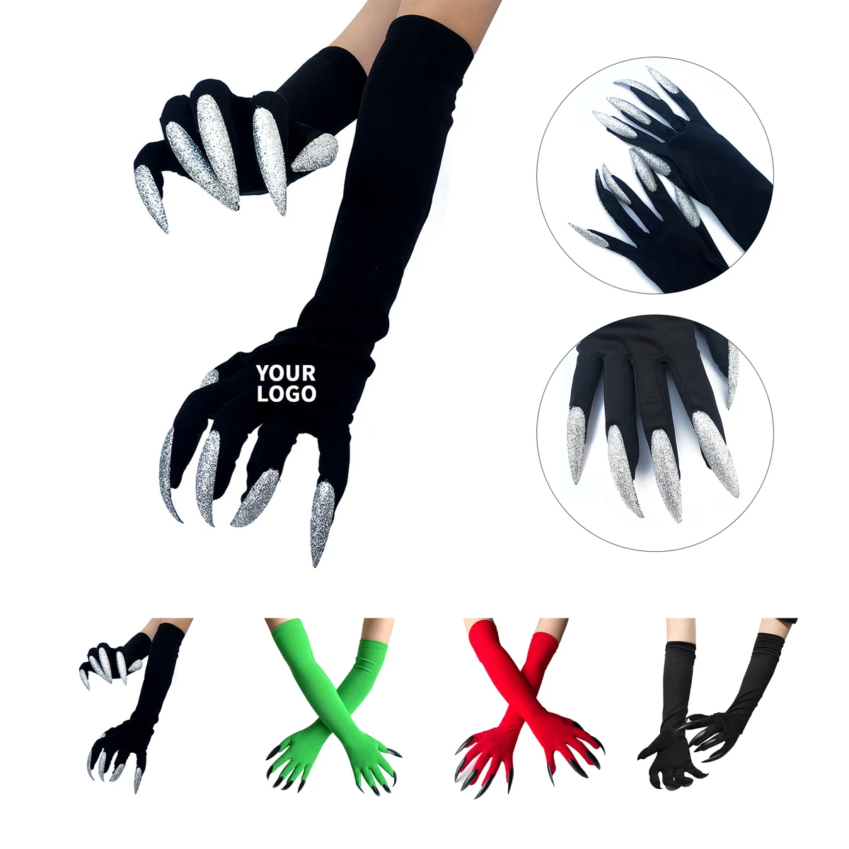 Long Nail Witch Cosplay Gloves 1