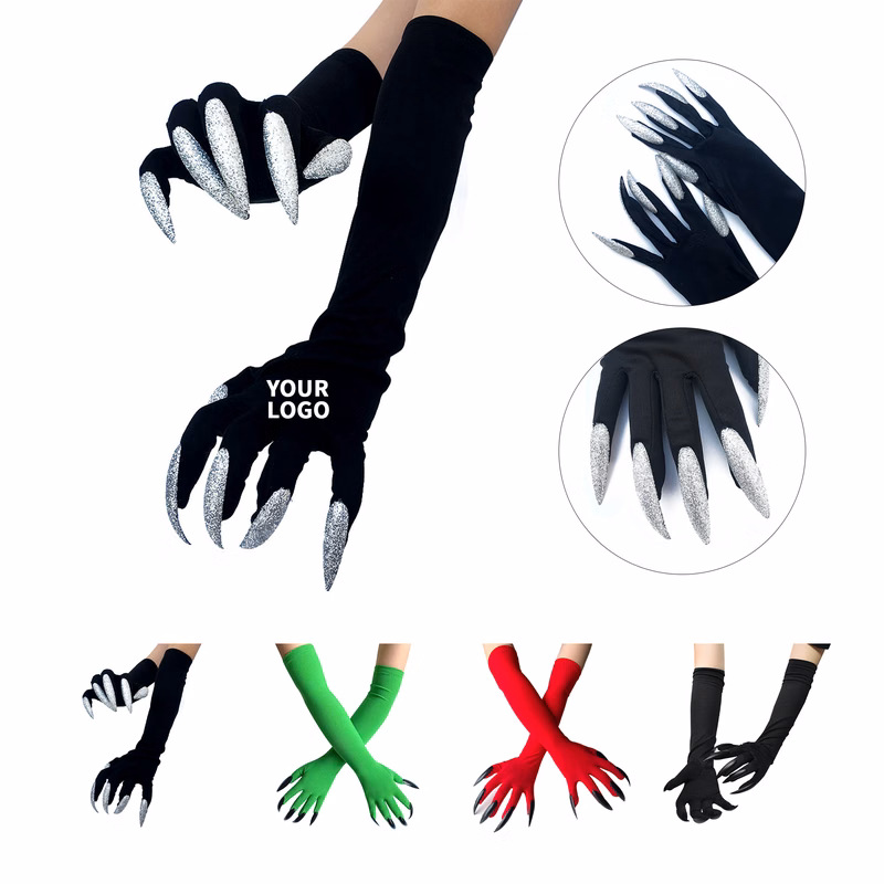 Long Nail Witch Cosplay Gloves