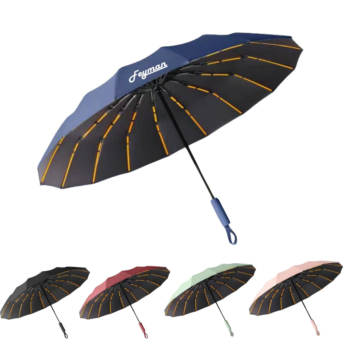 192 Bone Automatic Super Durable And Stable Umbrella 1