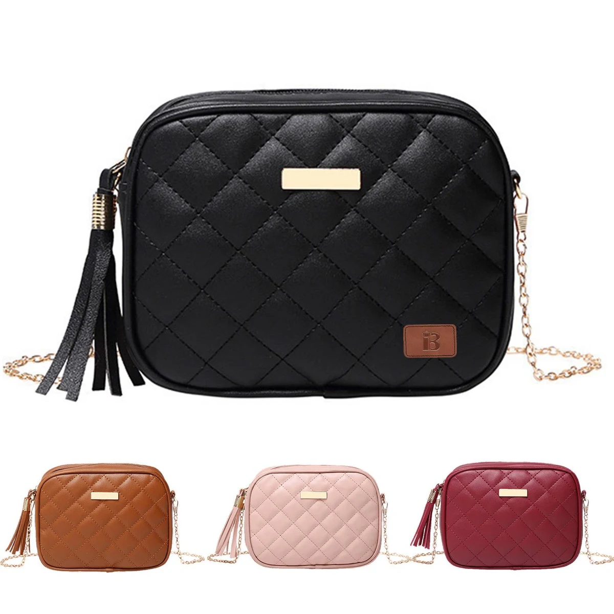 Pu Leather Crossbody Bag Lingerie Embroidery for Women 1